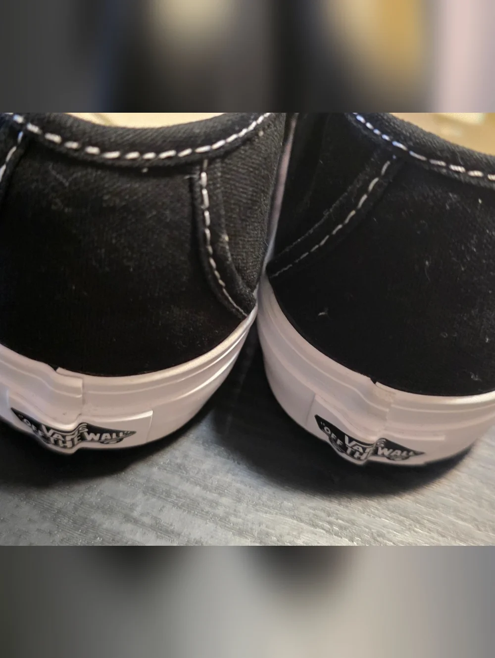 Vans Mary Jane Black Canvas Sneakers - Picture 5 of 7